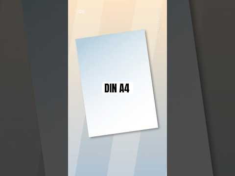 DIN A4 #din #paper #germany