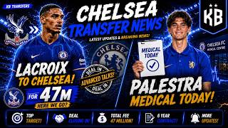 🚨BREAKING LACROIX TO CHELSEA FOR 47M?, ARAUJO FOR 40M EUROS?, PALESTRA MEDICAL TODAY & MORE