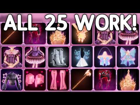 ALL 25 NEW WORKING CODES In Dress To Impress!