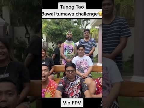 Bawal tumawa challenge
