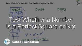 Test Whether a Number is a Perfect Square or Not