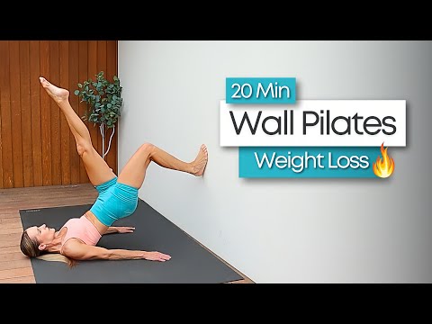20 MIN WEIGHT LOSS WALL PILATES | Full Body Sculpting Workout