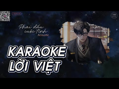 [KARAOKE] Phai Dấu Cuộc Tình | Hoàng Hôn【Lời Việt】| Acoustic Version | Nhạc Hoa Bất Hủ | S. Kara ♪