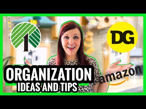 AMAZING WAYS TO ORGANIZE YOUR HOME ON A BUDGET | DOLLAR TREE ORGANIZATION | DECLUTTER AND ORGANIZE!