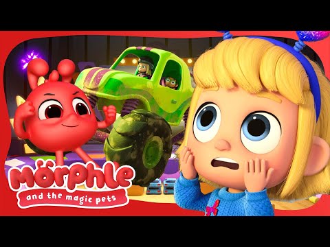 Mega Monster Truck Race! 🏁 | Morphle and the Magic Pets | Cartoon for Kids | @disneyplus @disneyjr