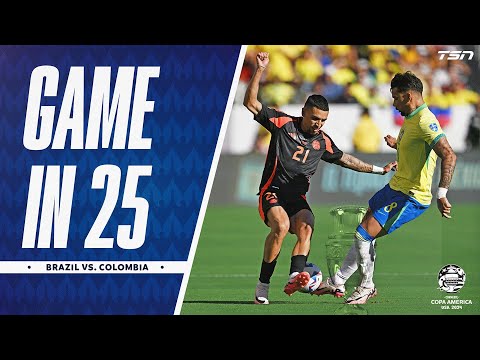 GAME IN 25: Brazil vs. Colombia | Copa America 2024