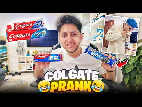Oreo Colgate Prank On Sunny😂