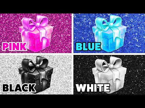 Choose Your GIFT...! 🎁 Pink, Blue, Black or White? 🖤💝🎀💙 How Lucky Are You? 😱