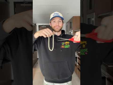 Making a Necklace for My Sister