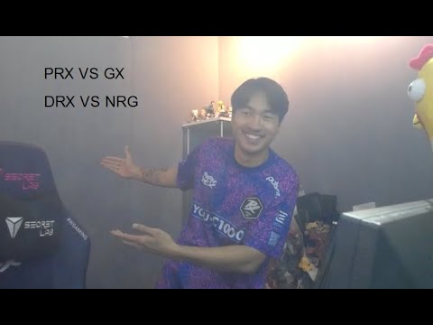 คู่แรก PRX VS GX คู่สอง DRX VS NRG ในรายการ Champs Paris 2025 #ChampsCostream #DAY412