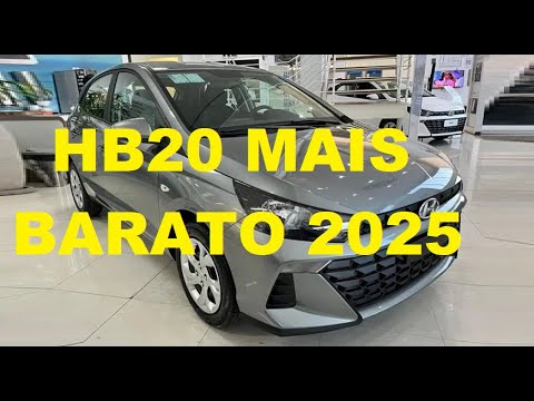 HYUNDAI HB20 HATCH MAIS BARATO 2025