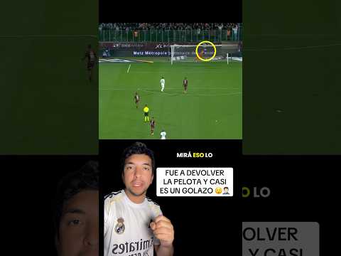 DEVOLVIÓ LA PELOTA Y CASI FUE GOLAZO 😲🍀 #españa #argentina #mexico #usa #uruguay #futbol #gol