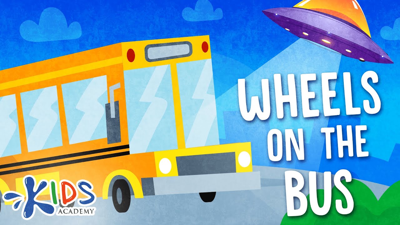 Learning Video: The Wheels On The Bus, Song - Kids Academy