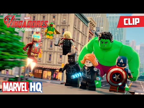 LEGO MARVEL: MISSÂO DEMOLIÇÃO - OS VINGADORES DERROTAM O QUARTETO TERRÍVEL