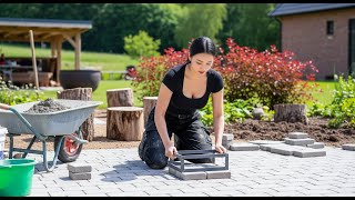 Clean Yard Hack – How I Poured Faux Stone Cement Over Muddy Soil #handmade
