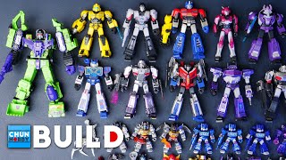 Transformers Speed Build! ONE wave2 & Devastator & Grimlock & MORE!! | BLOKEES Figures | Beat Build