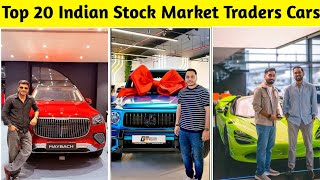 Top 20 Indian Stock Market Traders Car Collection | Stock Burner, Pushkar Raj Thakur,Power of Stocks