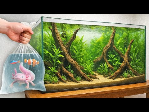 Construí una Mega Pecera (para los peces más geniales)