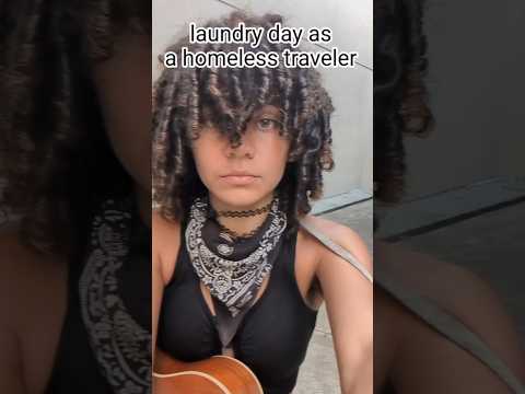 phone mic broke, but I'm back! #nomad #travel #homeless #laundry #survival