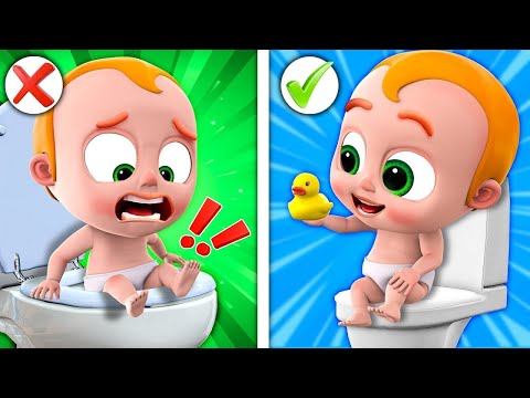 Potty Training Song 👶🚽 | Baby's Good Habits 🍼 | NEW ✨ Funny Nursery Rhymes For Kids