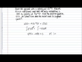 Bottle Rocket Initial Value Problems
