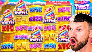 *NEW* SUGAR TWIST 1000 PAYS HUGE! (Super bonus)