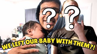 NEW BORN Babys first ROAD TRIP | Aileen and Deven Vlogs