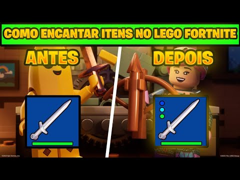 COMO ENCANTAR ARMAS E ITENS NO FORTNITE LEGO (MELHORA O SEU ITEM) #fortnite #fortnitebattleroyale