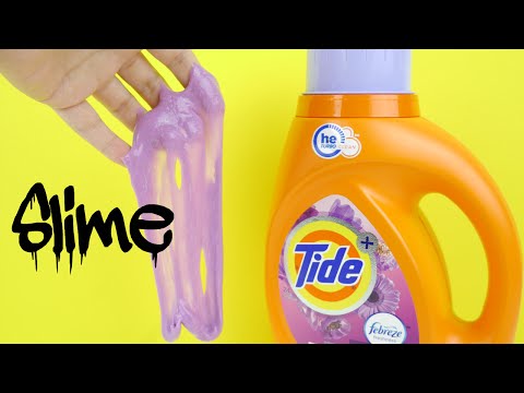كيف نصنع سلايم بالتايد مكونين فقط - Slime with Tide Super Easy