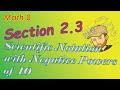 Scientific Notation Concepts and Applications