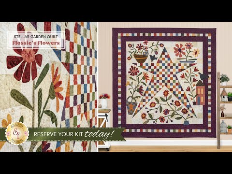 Introducing: Stellar Garden Quilt Reserve and Tri-Recs Ruler Tutorial with Shabby Fabrics