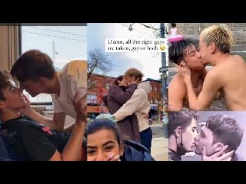 Boys Love kiss - real gay couples and bromance kissing moments to Put a Smile on Your Face -polyai