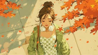 Autumn Lofi Guitar ~ Chill Music by the Lake with Cat & Sunshine | Peaceful Acoustic Lofi Mix