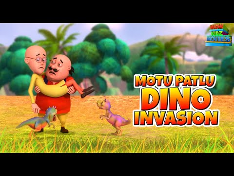Motu Patlu Dino Invasion | Full Movie | Wow Kidz