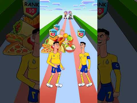 Fat Ronaldo vs Thin Ronaldo in the continuous singing challenge to reach rank 9999!