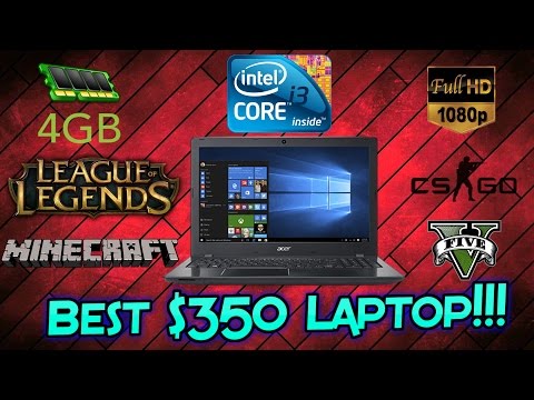 (ENGLISH) Best $350 Laptop - Acer Aspire E15 - Intel 7th Gen - 1080p -Unboxing & First Impressions