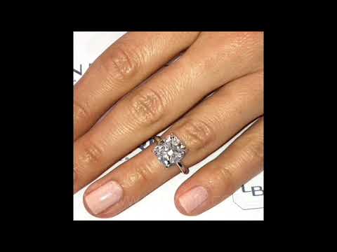 4.55 ct Cushion Cut Diamond Solitaire