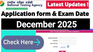 UGC NET Application Form & Exam Date December 2025 । Latest Updates। How to Prepare for NTA Ugc Net