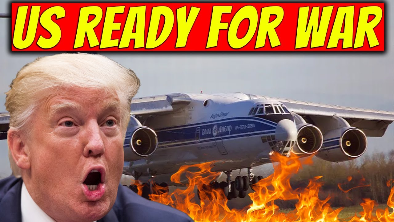 US Prepares For War | Russia Secretly Sends Cargo Plane To Venezuela