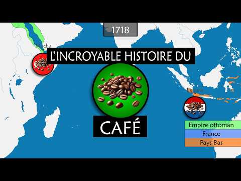 L'incroyable histoire du café - Résumé sur carte