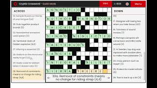 Lovatts Daily Cryptic Crossword (Beta Version) - 11 September, 2026