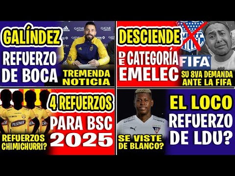 URGENTE! EMELEC DESCIENDE A SEGUNDA CATEGORÍA, A LOS AZULES LES LLEGÓ SU OCTAVA DEMANDA ANTE LA FIFA