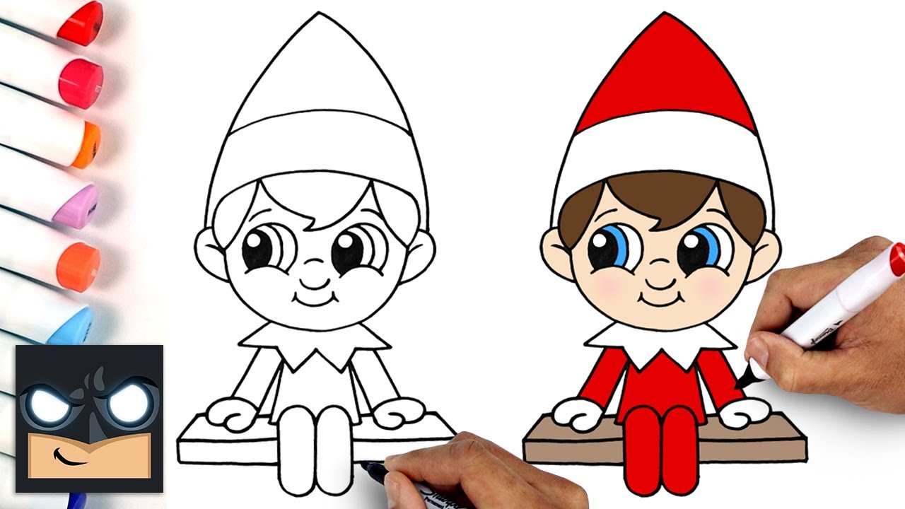 How To Draw Elf on the Shelf
