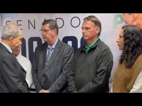 ÚLTIMOS momentos de BOLSONARO no gabinete do Magno Malta 