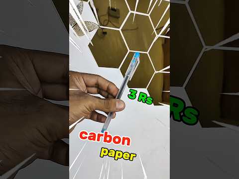I Make Carbon Paper With 3 Rs Pen🖊️ #short