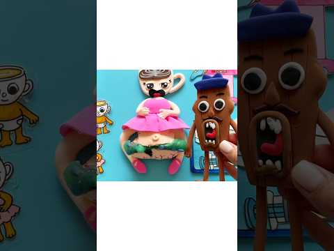 Making Clay Tung Tung Tung Sahur and Ballerina Cappuccina Pregnant | BRAINROT Sad Story