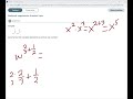 Rational Exponents and Common Denominators