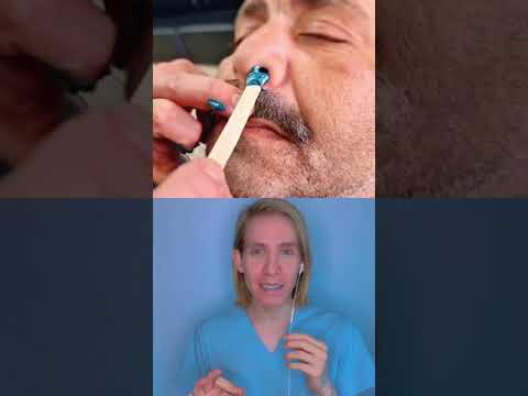 Le depilaron con CERA las orejas, la nariz y… ¿LOS OJOS? #shorts