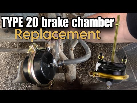 How to change a type 20 service brake chamber