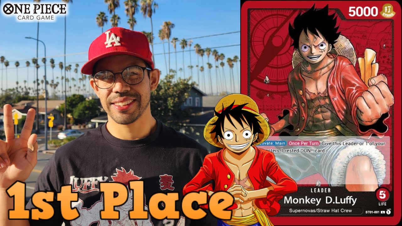 MY 1ST PLACE BEAST LUFFY DECK PROFILE! (One Piece Card Game)